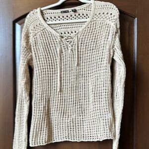 Women's Khaki Summer Sweater. 100% cotton